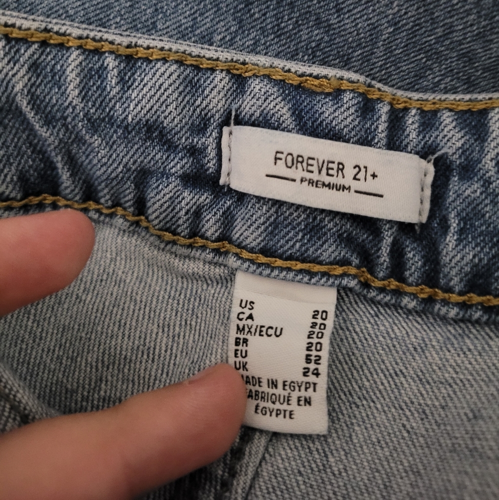 NWT Forever 21 Size 20 90s Straight Leg Jeans - Picture 11 of 12